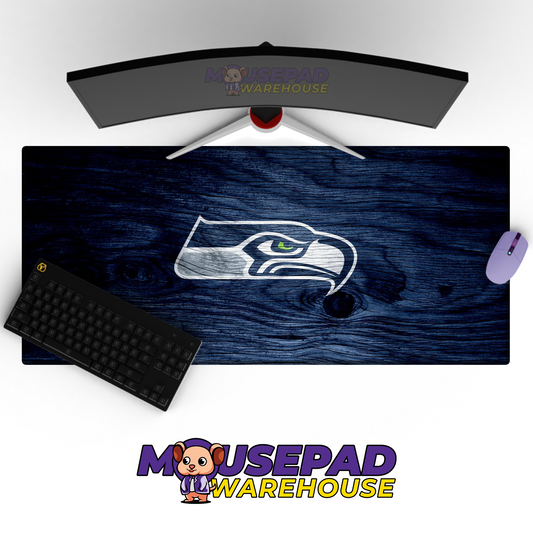 Seattle Seahawks V2 Mousepad Deskmat Mockup