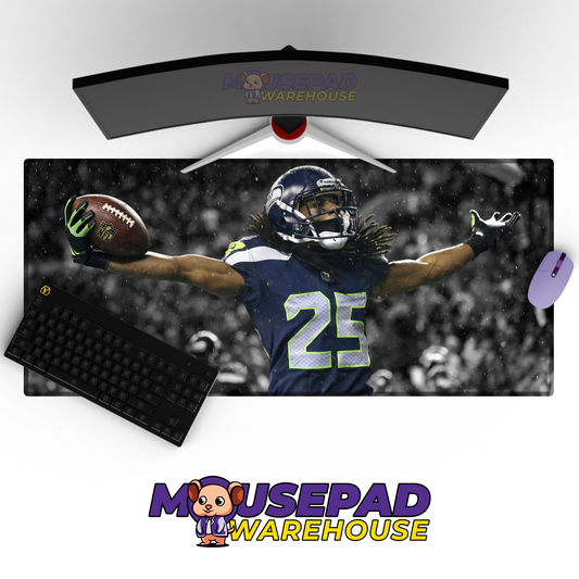 Seattle Seahawks V31 Mousepad Deskmat Mockup