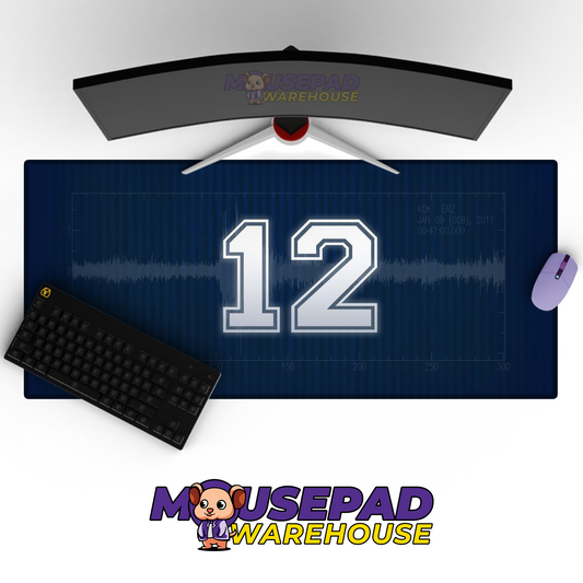 Seattle Seahawks V33 Mousepad Deskmat Mockup