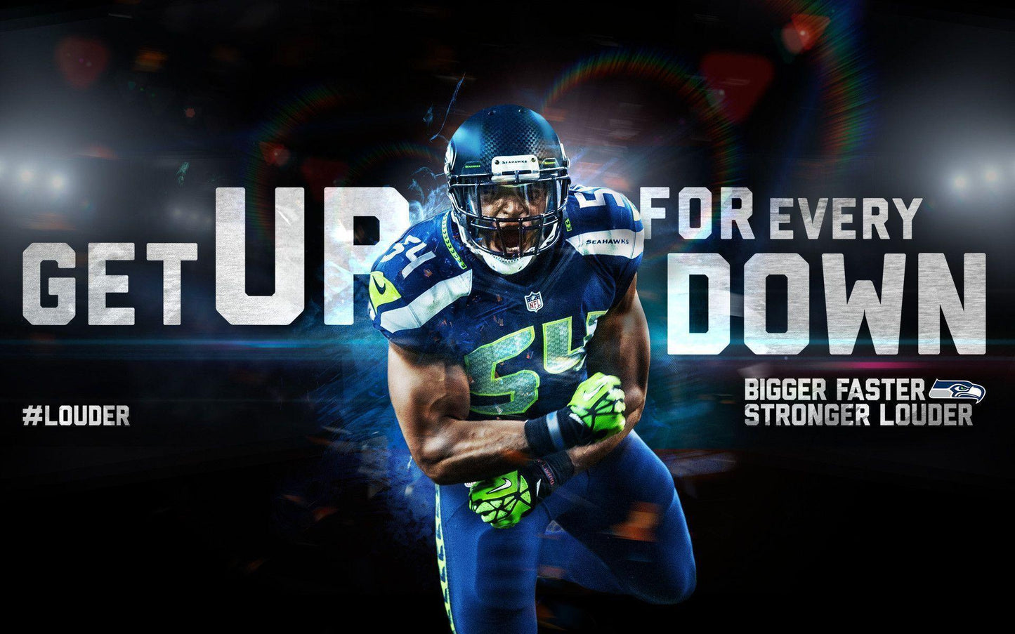 Seattle Seahawks V35 Mousepad Deskmat