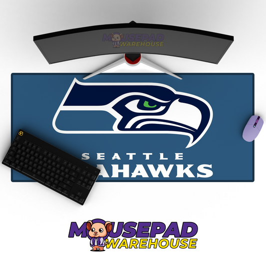 Seattle Seahawks V7 Mousepad Deskmat Mockup