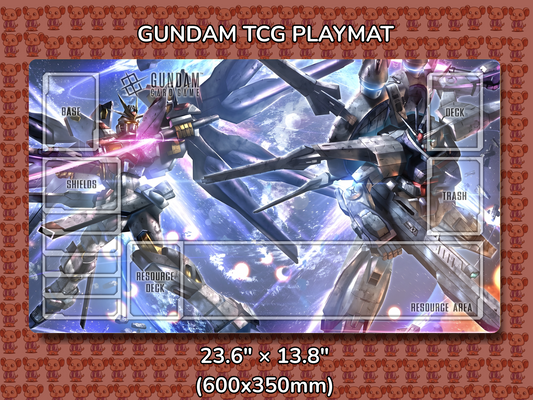 Seed Gundam TCG Playmat Mockup