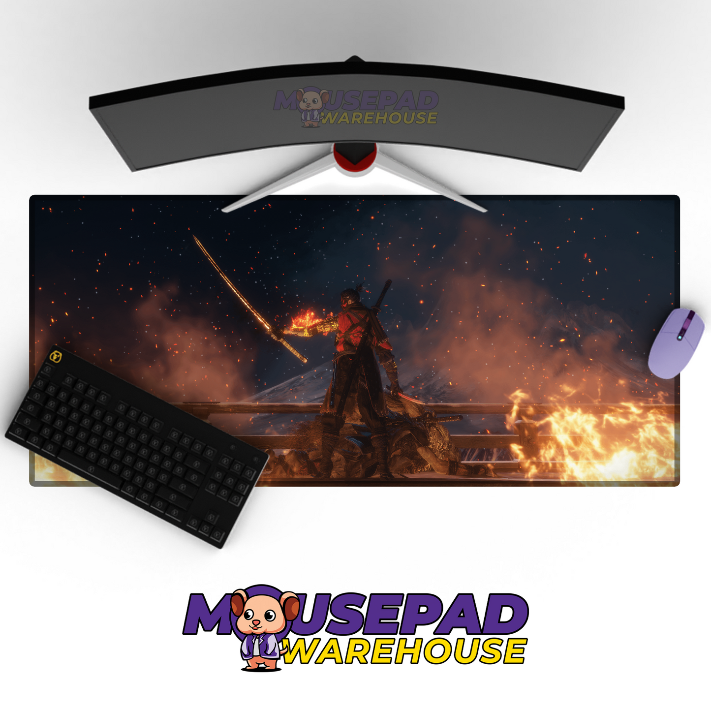 Sekiro Shadows Die Twice V19 Mousepad Mockup