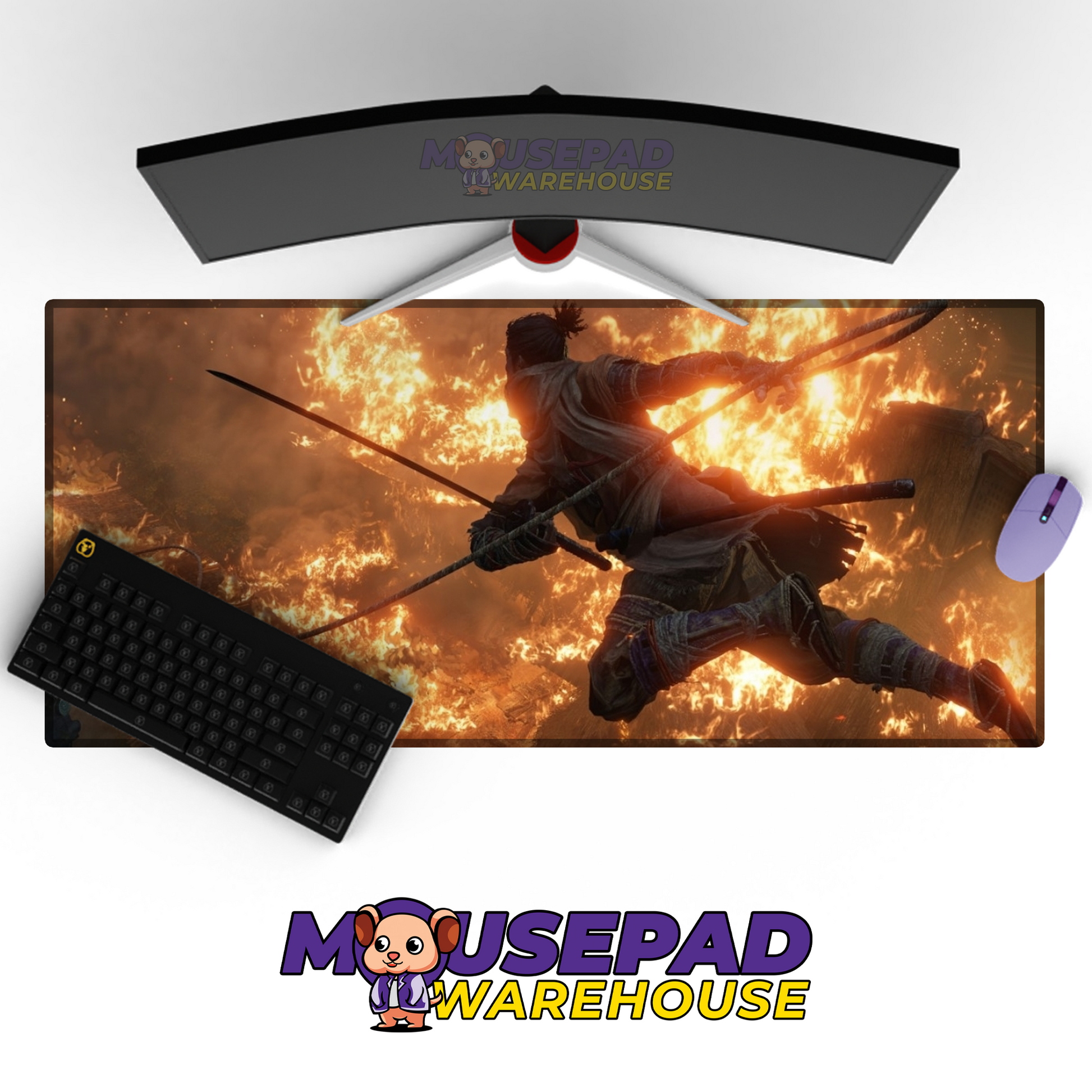 Sekiro Shadows Die Twice V26 Mousepad Mockup