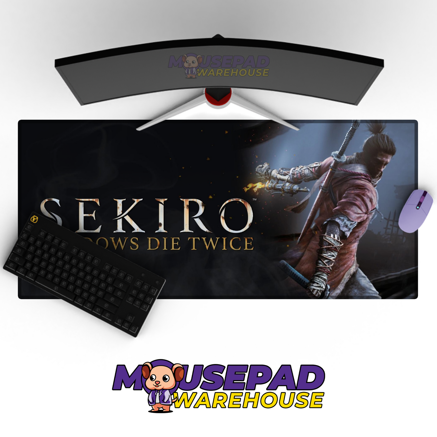 Sekiro Shadows Die Twice V28 Mousepad Mockup