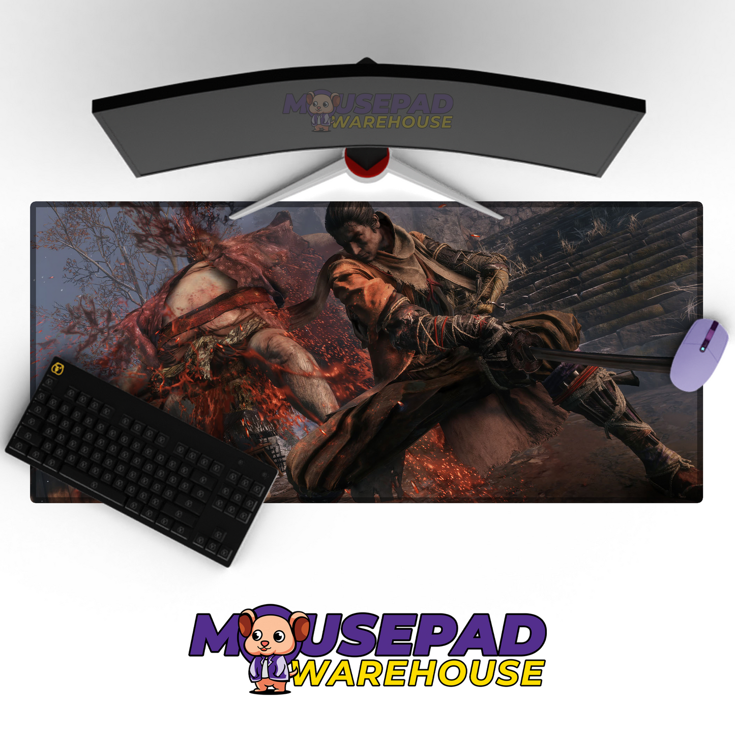 Sekiro Shadows Die Twice V3 Mousepad Mockup