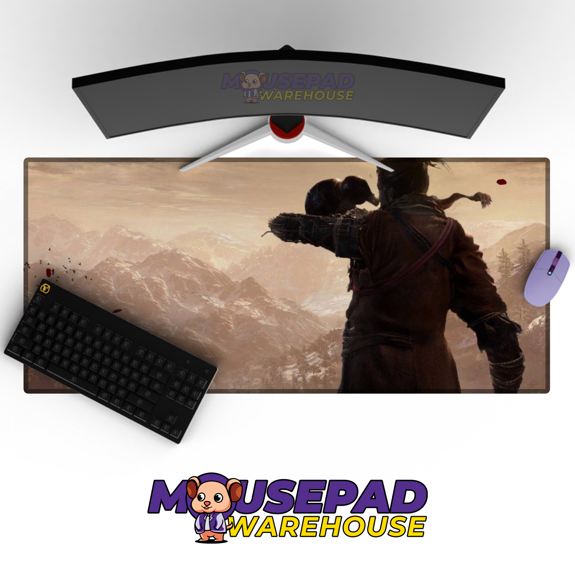 Sekiro Shadows Die Twice V5 Mousepad Mockup