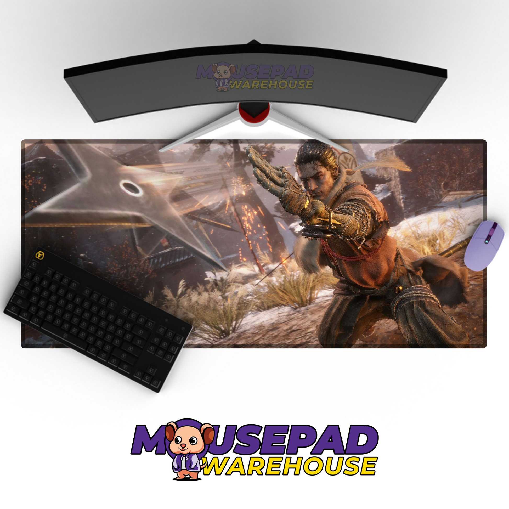 Sekiro Shadows Die Twice V7 Mousepad Mockup