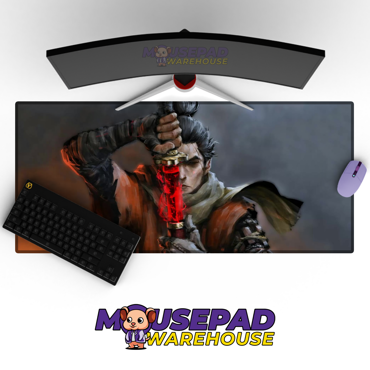 Sekiro Shadows Die Twice V9 Mousepad Mockup