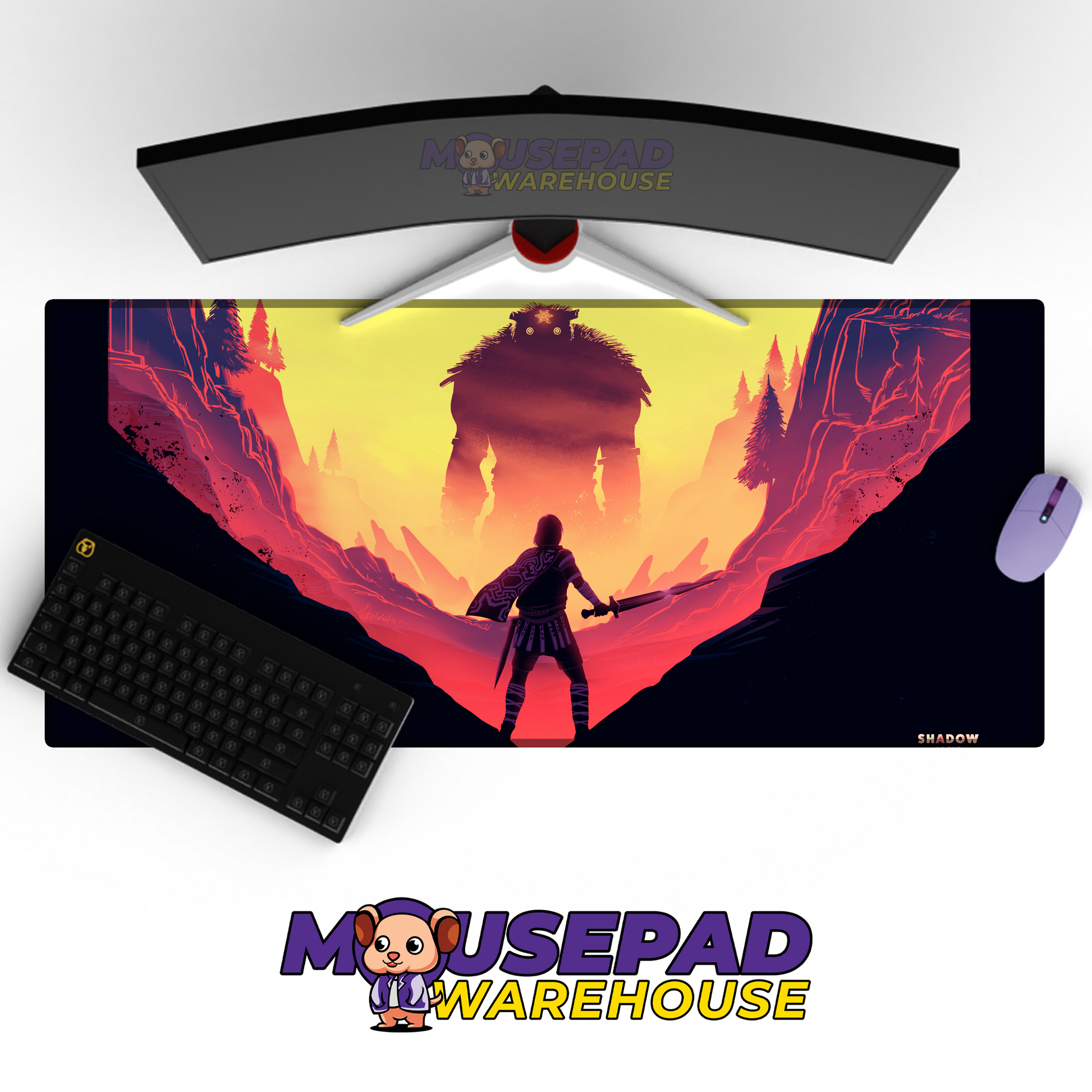 Shadow of the Colossus V14 Mousepad Mockup