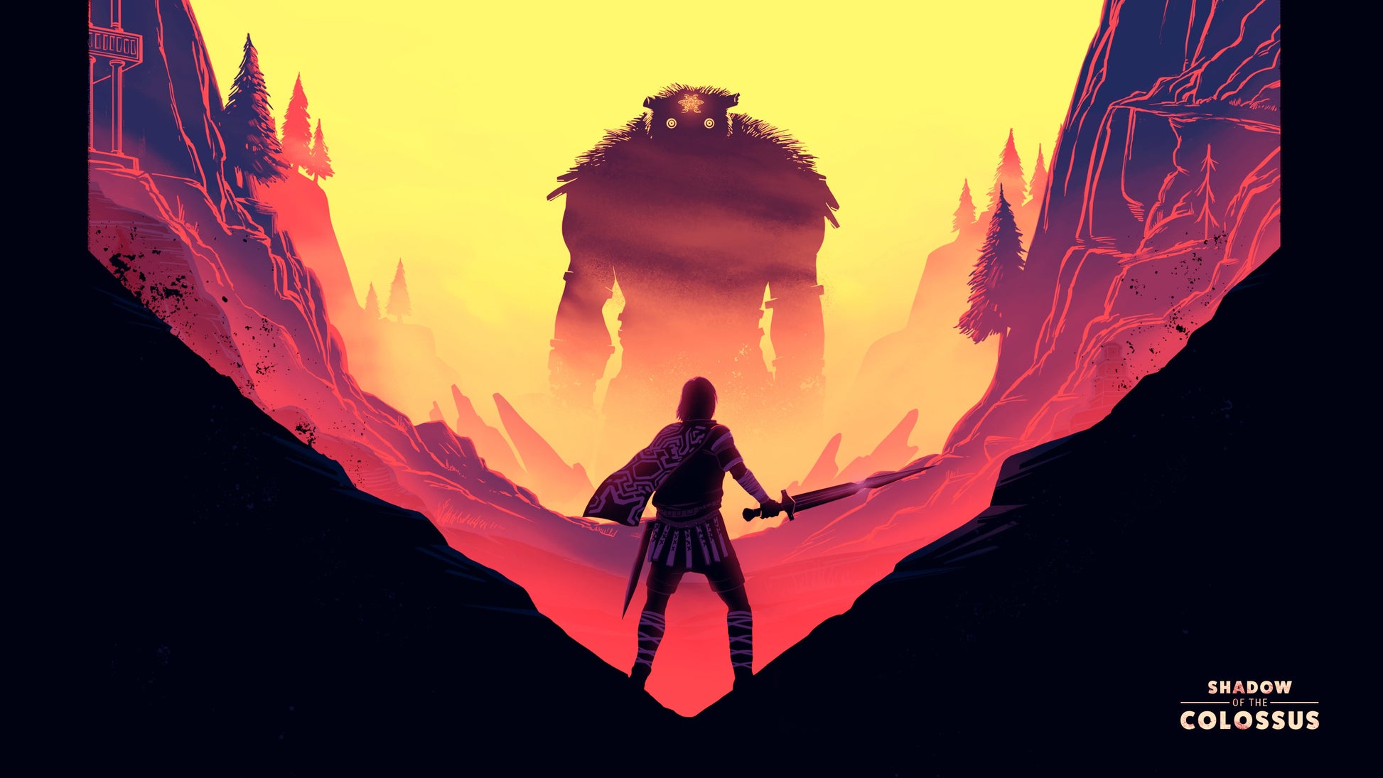Shadow of the Colossus V14 Mousepad