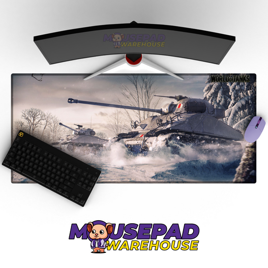 Sherman Tank WWII V14 Mousepad Deskmat Mockup