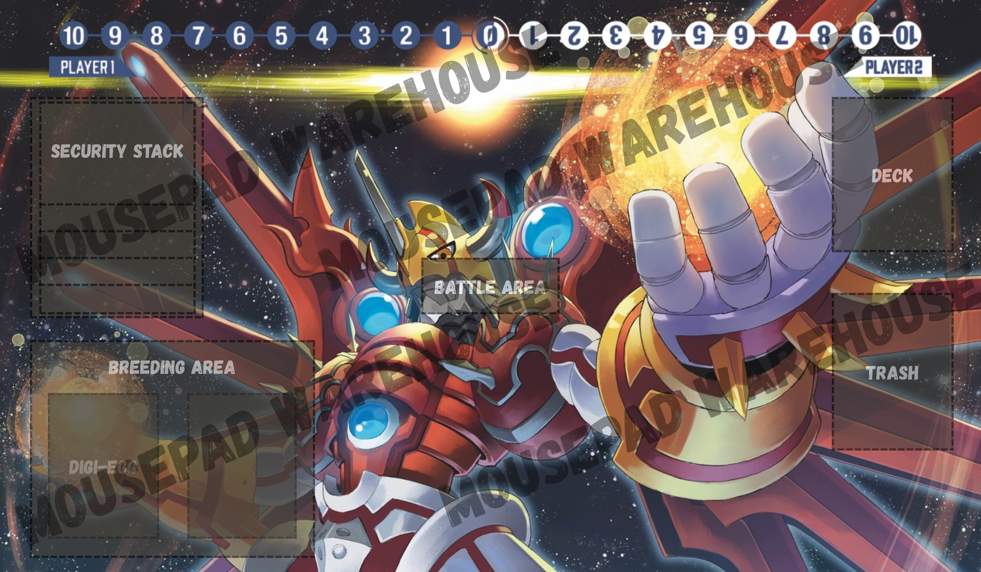 Shinegreymon Digimon Card Game Playmat