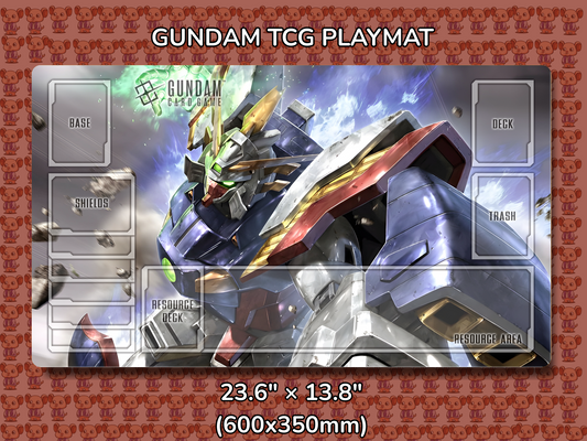 Shining Gundam TCG Playmat Mockup