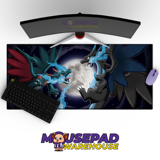 Shiny Mega Charizard X vs Mega Charizard X Mockup