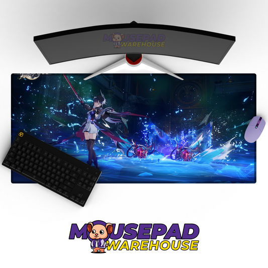 Silver Wolf Honkai Star Rail V12 Mousepad Mockup