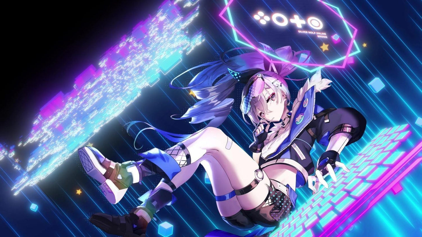 Silver Wolf Honkai Star Rail V15 Mousepad