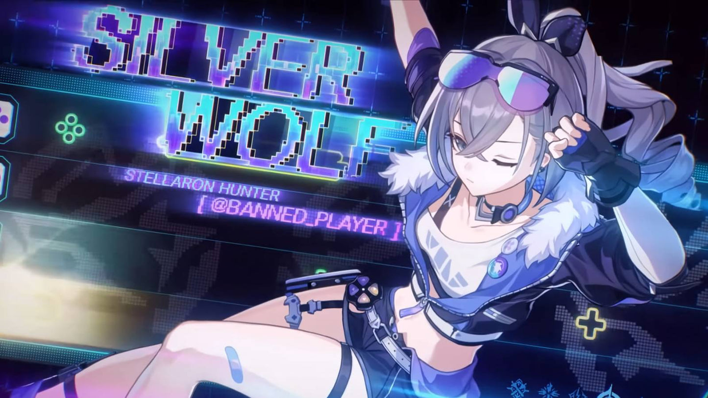Silver Wolf Honkai Star Rail V21 Mousepad