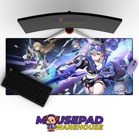 Silver Wolf Honkai Star Rail V22 Mousepad Mockup