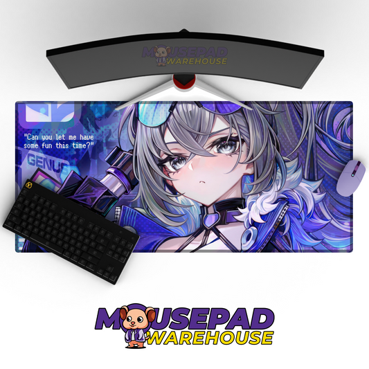 Silver Wolf Honkai Star Rail V25 Mousepad Mockup