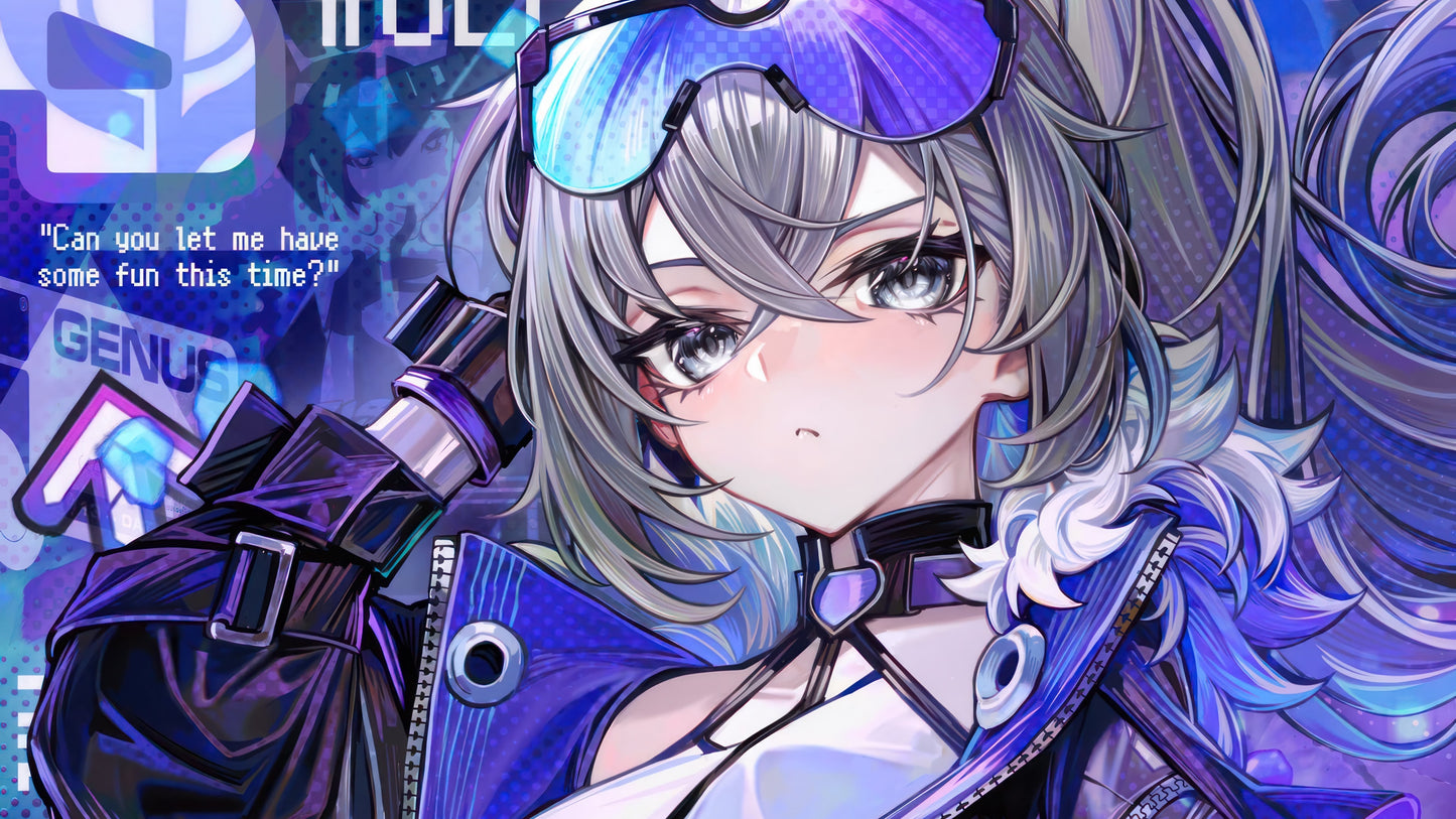 Silver Wolf Honkai Star Rail V25 Mousepad