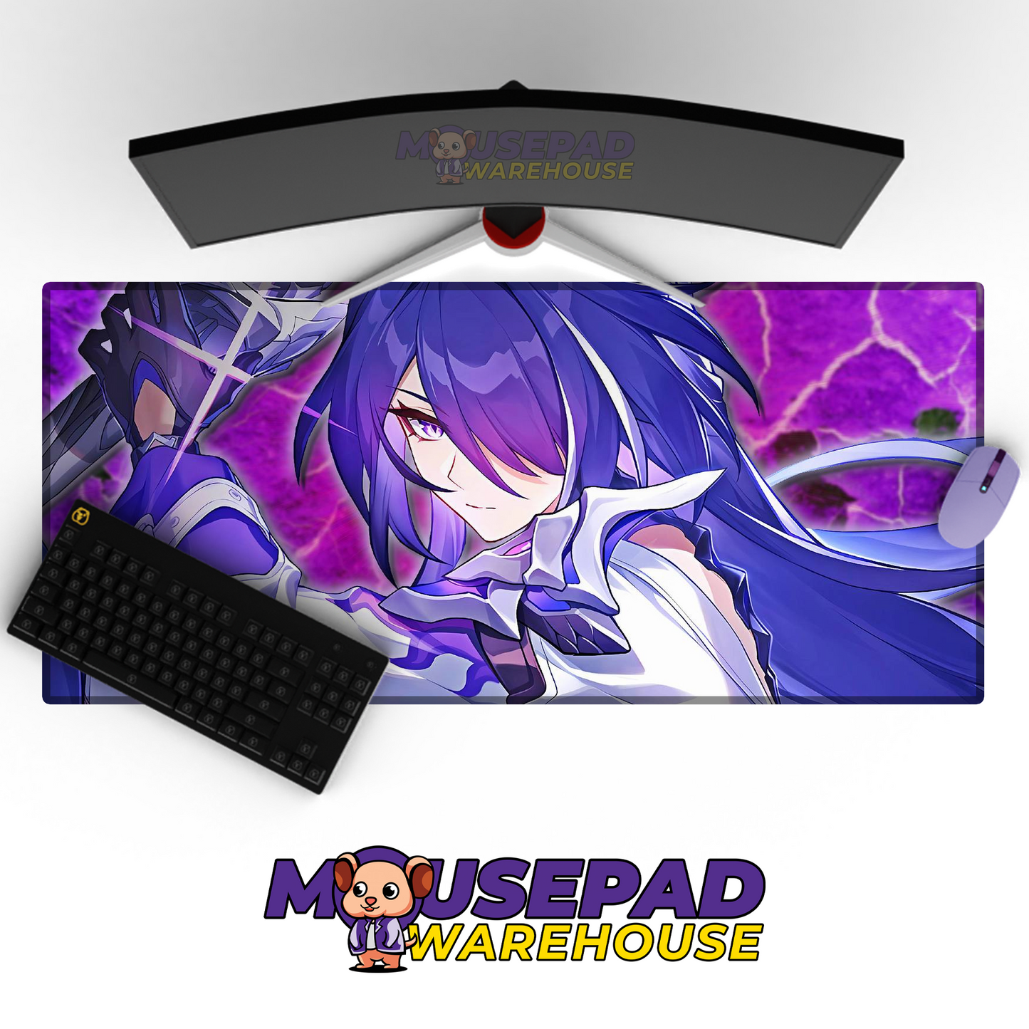 Silver Wolf Honkai Star Rail V27 Mousepad Mockup
