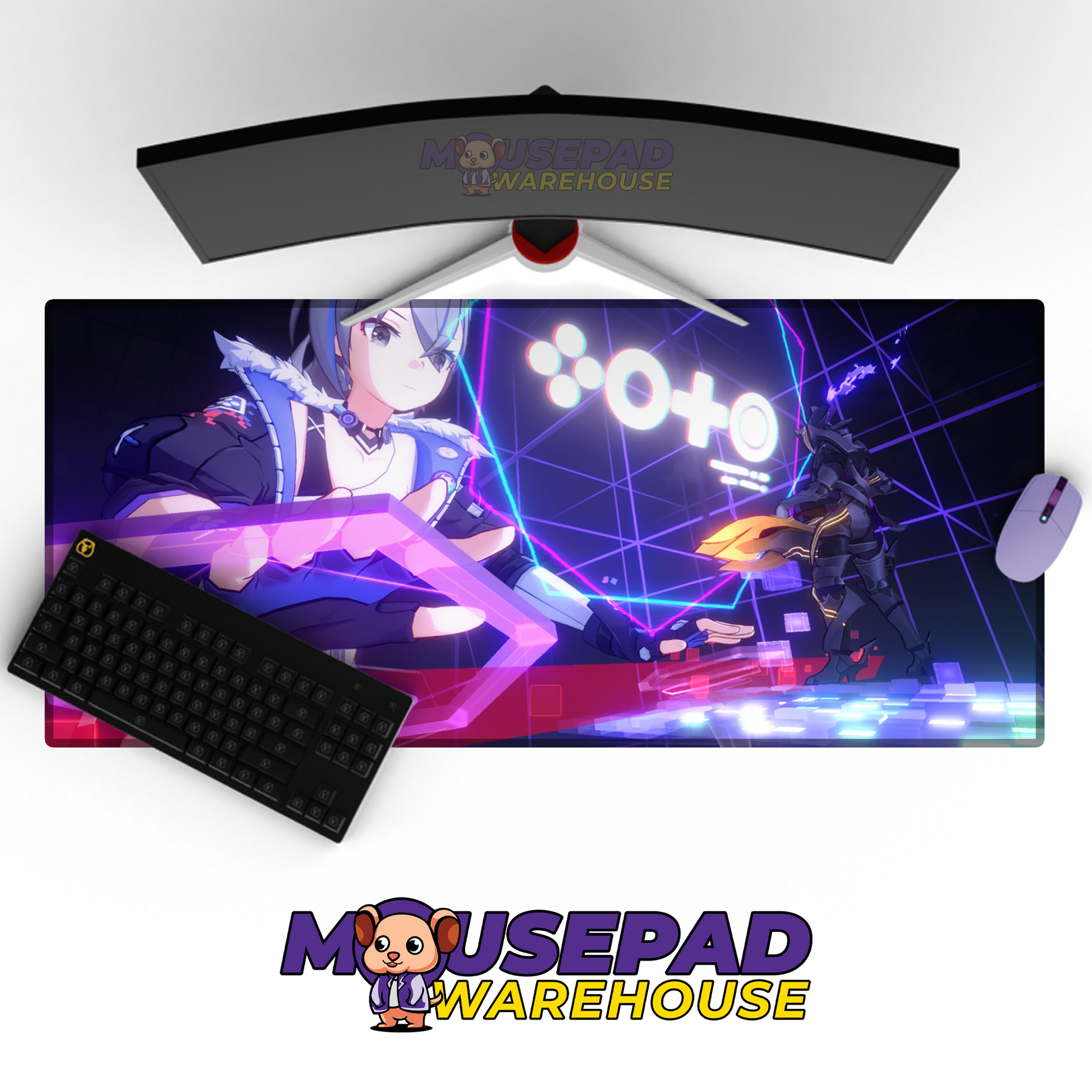 Silver Wolf Honkai Star Rail V3 Mousepad Mockup