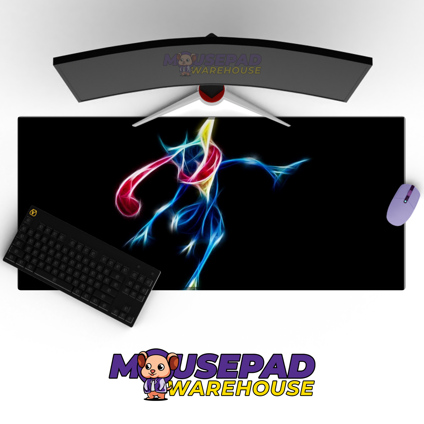 Simplistic Greninja Pose Mockup