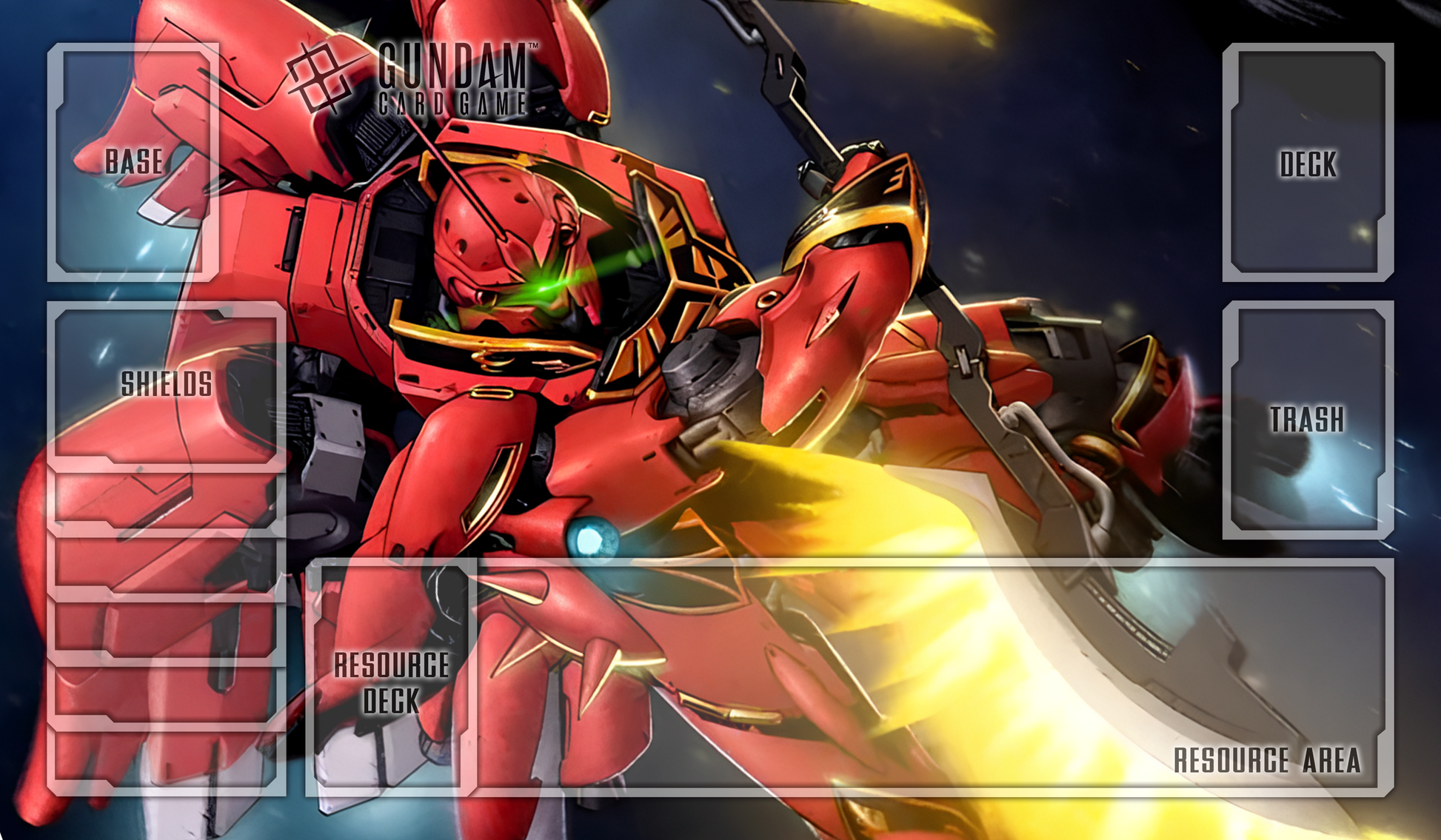 Sinanju Gundam TCG Playmat
