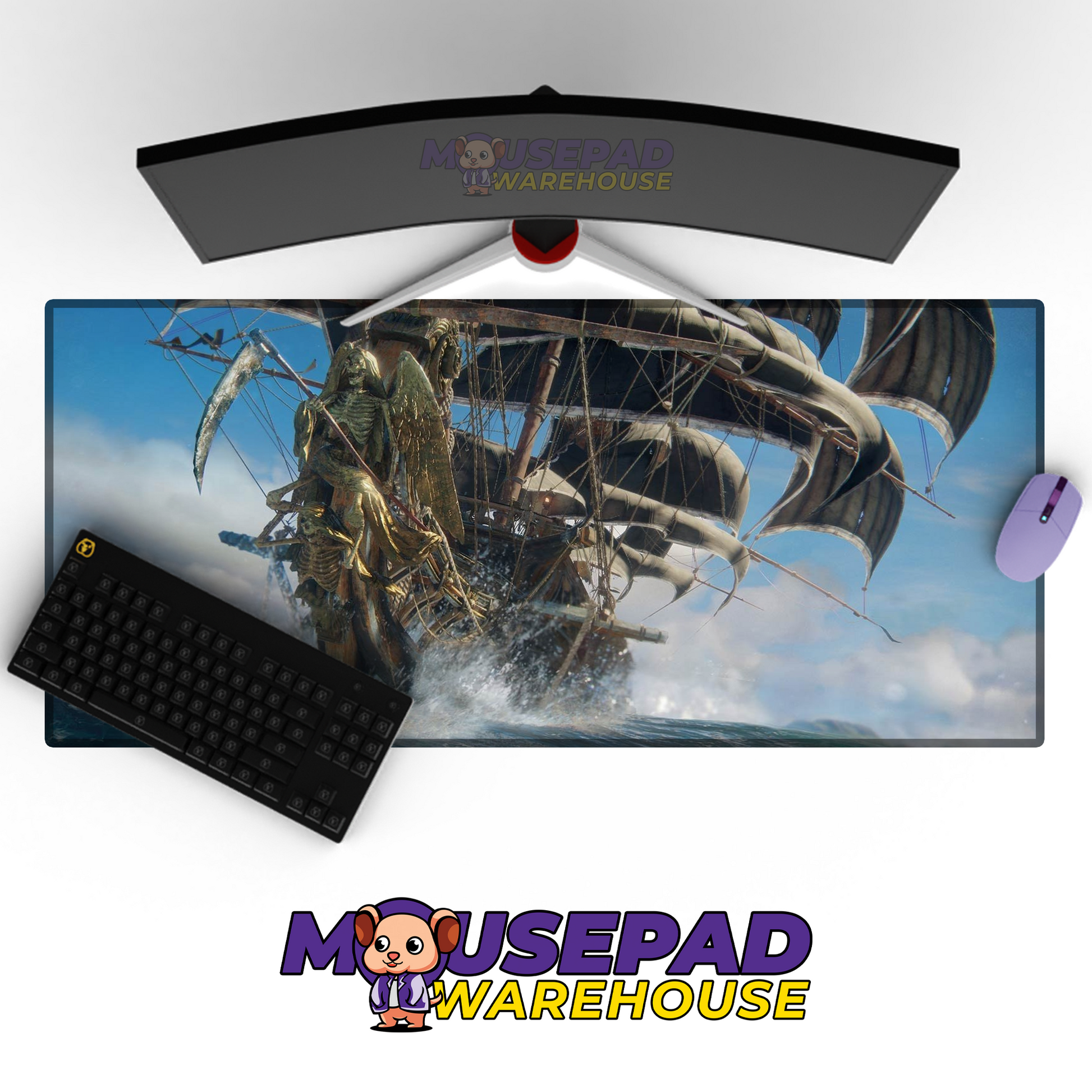 Skull and Bones V11 Mousepad Mockup