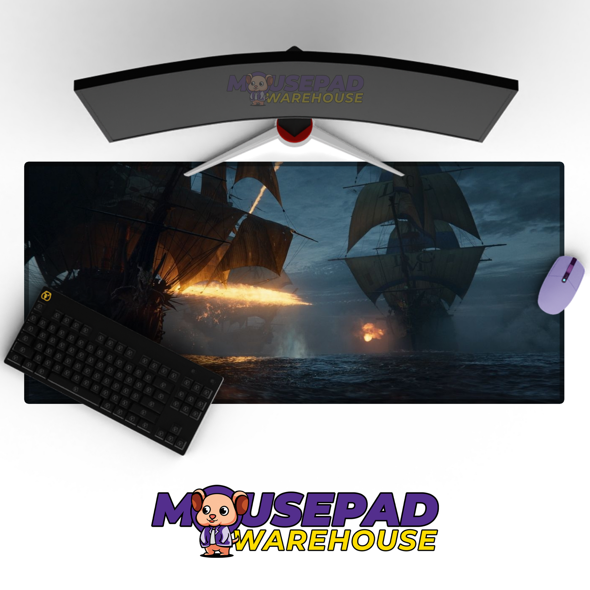 Skull and Bones V13 Mousepad Mockup