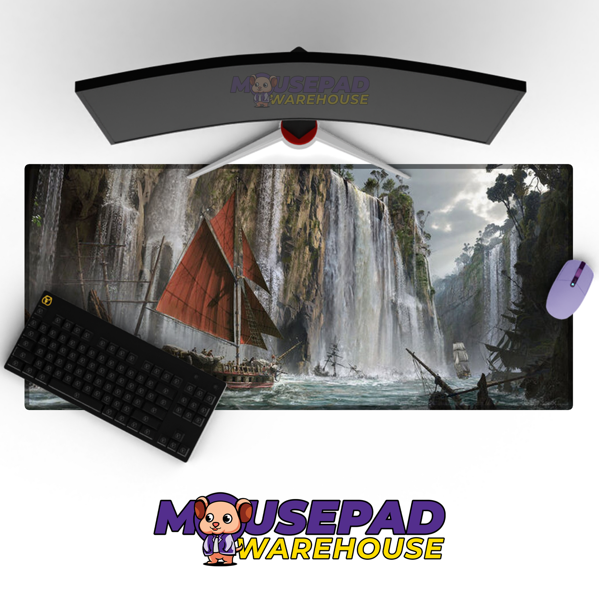 Skull and Bones V14 Mousepad Mockup