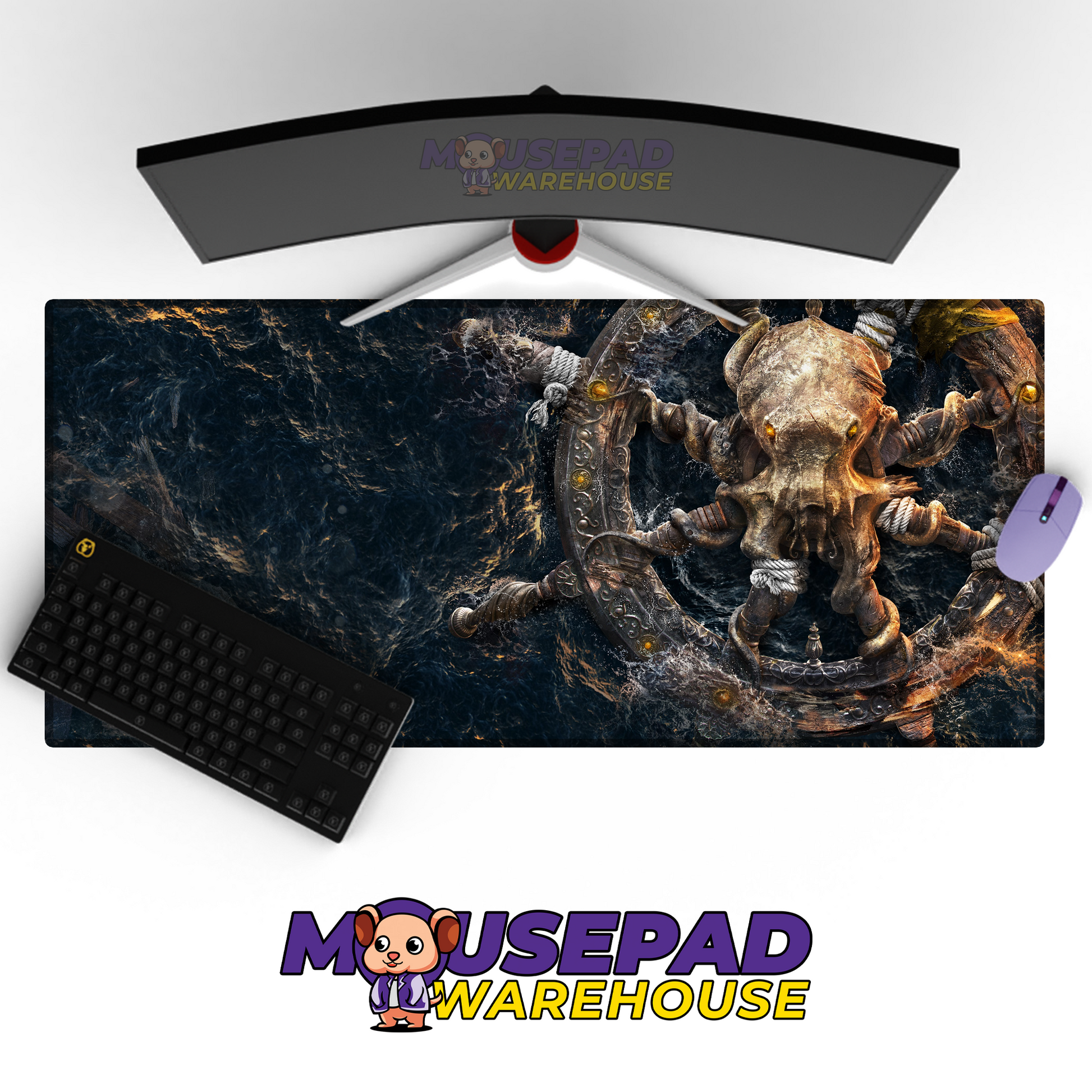 Skull and Bones V15 Mousepad Mockup