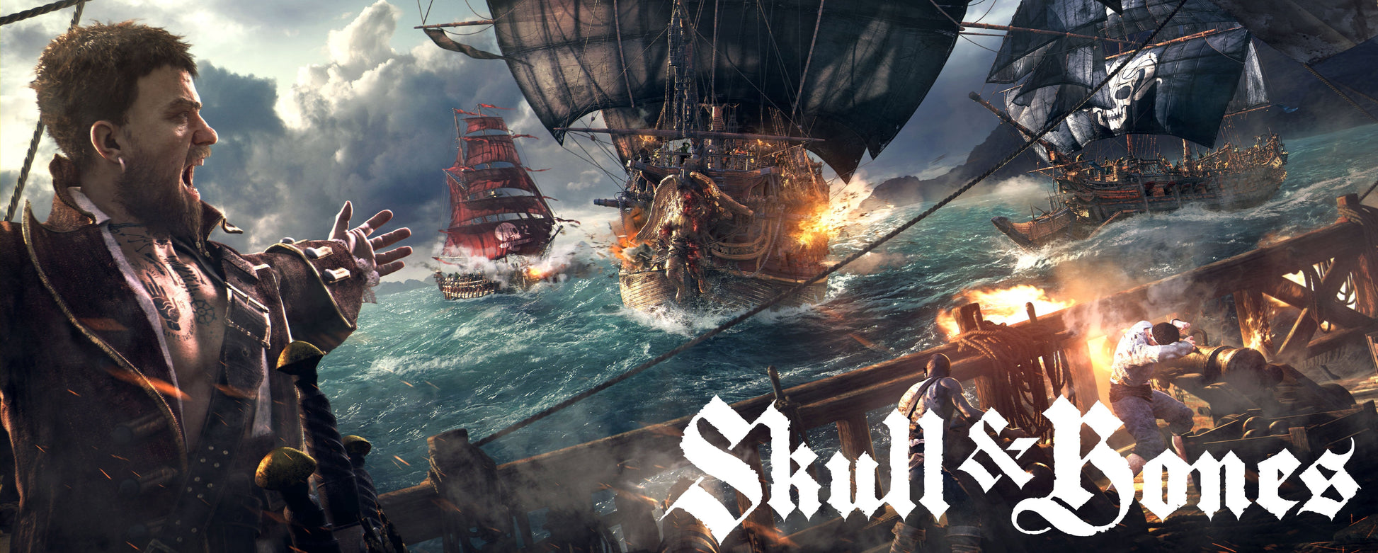 Skull and Bones V16 Mousepad