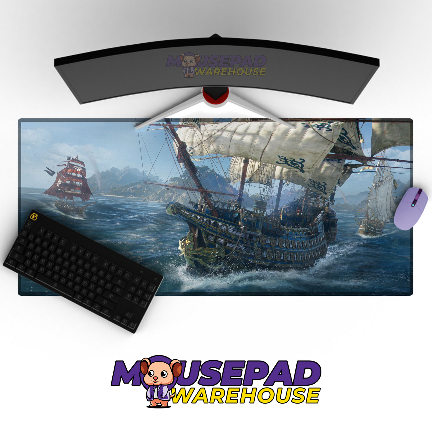 Skull and Bones V17 Mousepad Mockup