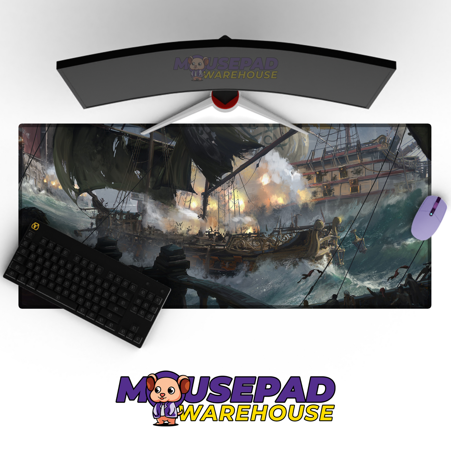 Skull and Bones V19 Mousepad Mockup
