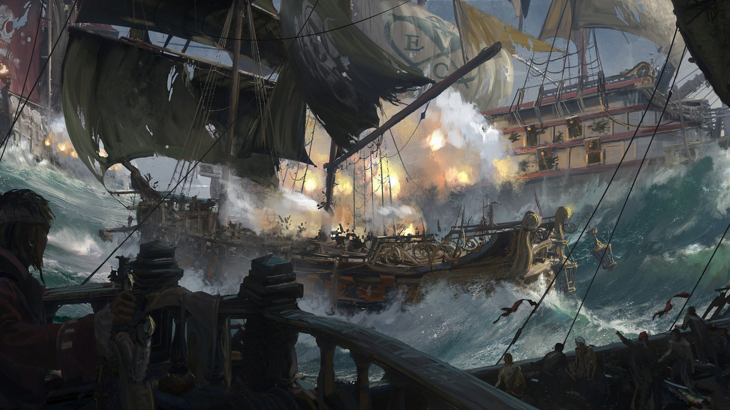 Skull and Bones V19 Mousepad