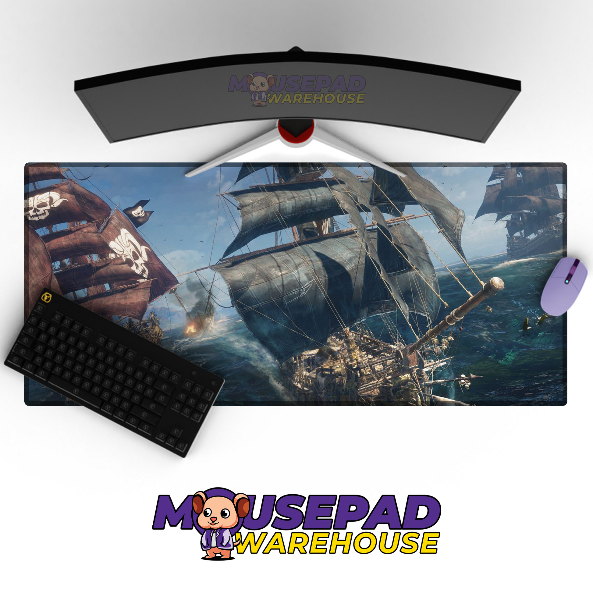 Skull and Bones V20 Mousepad Mockup