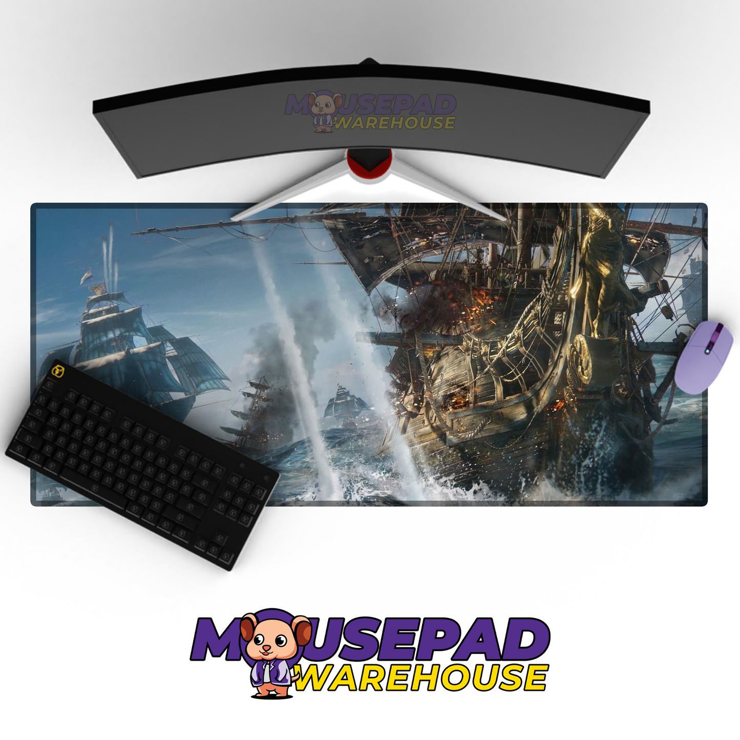 Skull and Bones V22 Mousepad Mockup