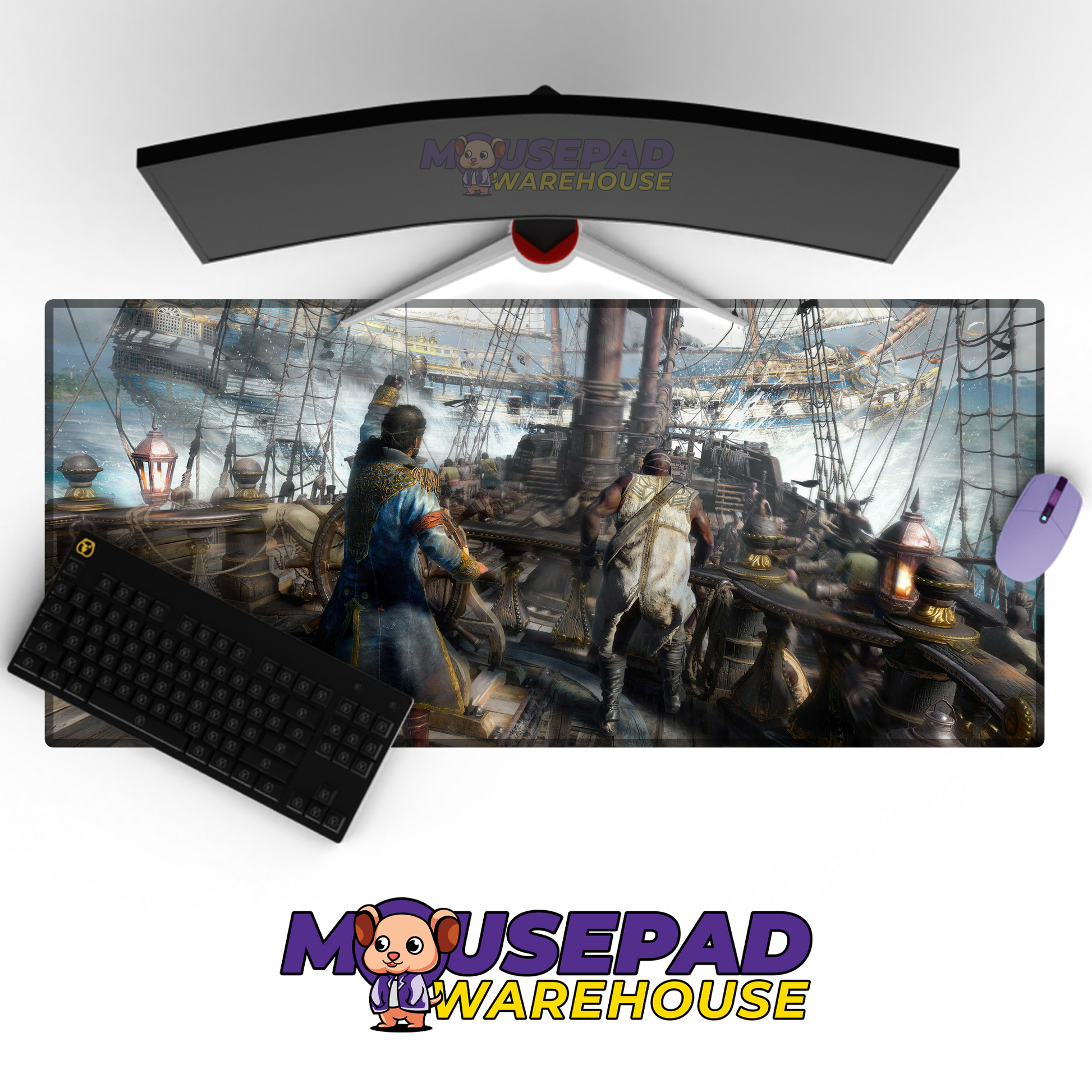Skull and Bones V7 Mousepad Mockup