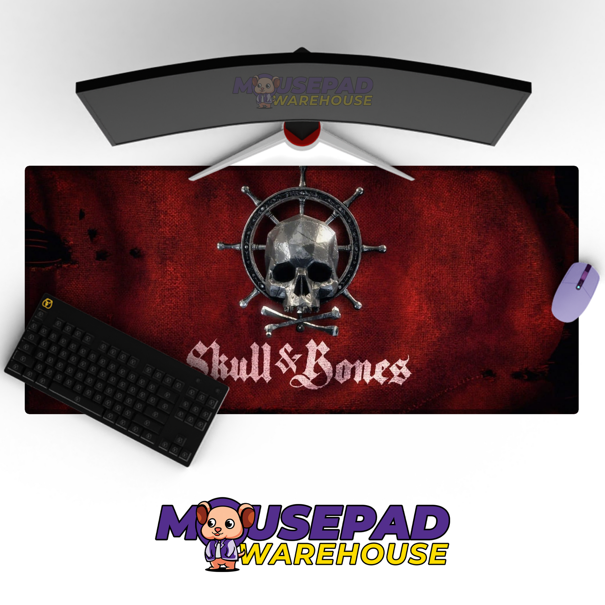 Skull and Bones V9 Mousepad Mockup