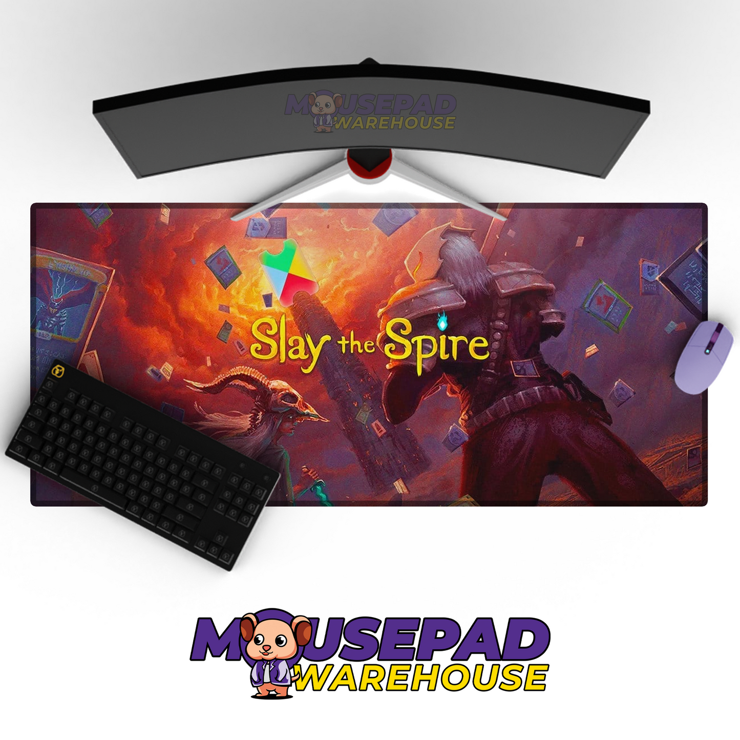 Slay the Spire V22 Mousepad Mockup