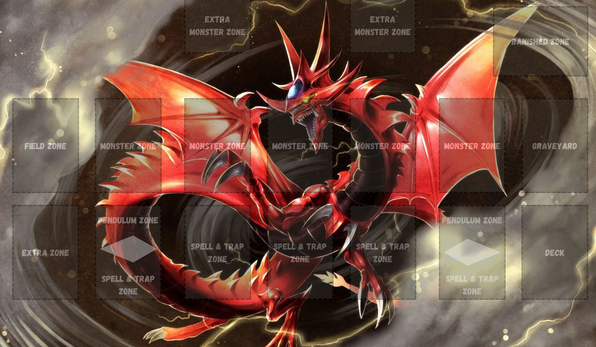 Slifer the Sky Dragon Yu Gi Oh Card Game Playmat