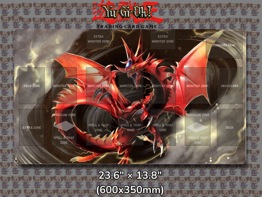 Slifer the Sky Dragon Yu Gi Oh Card Game Playmat Mockup