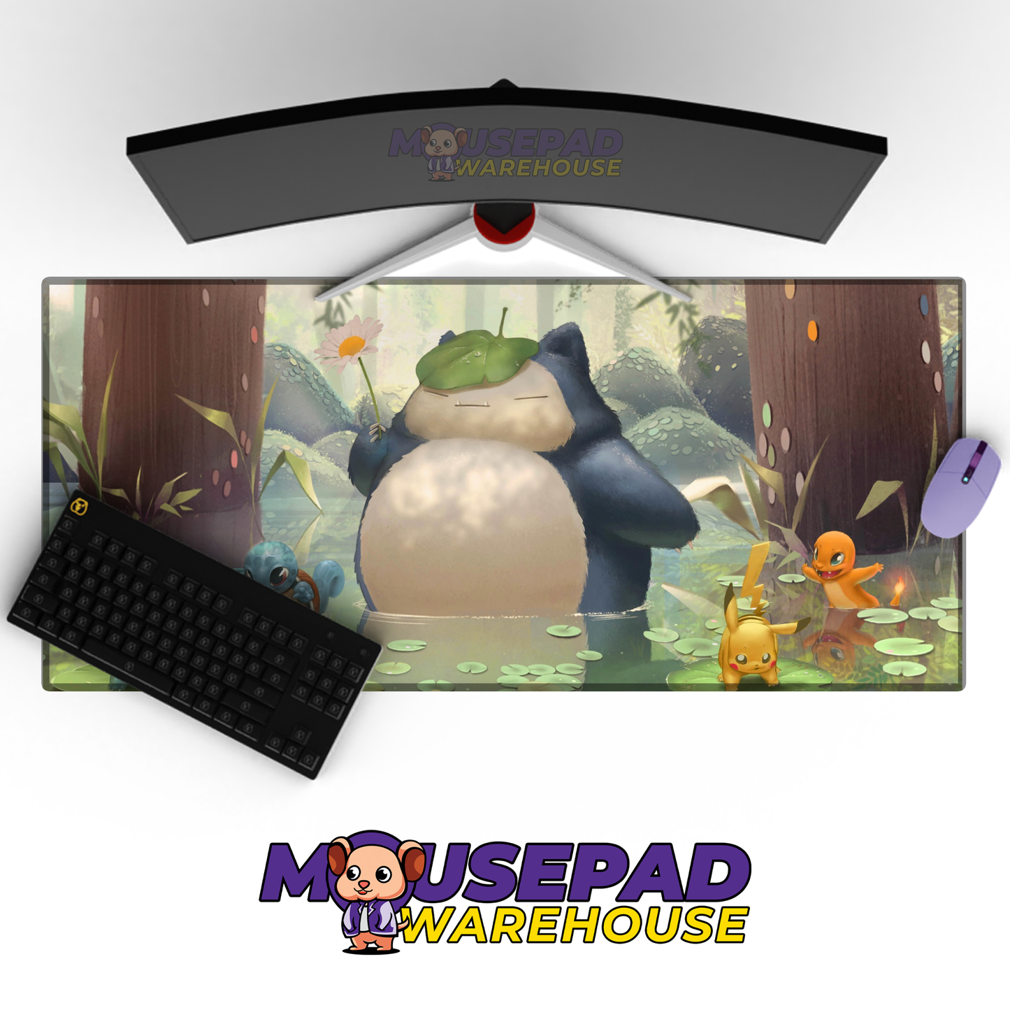 Snorlax River Party Mockup