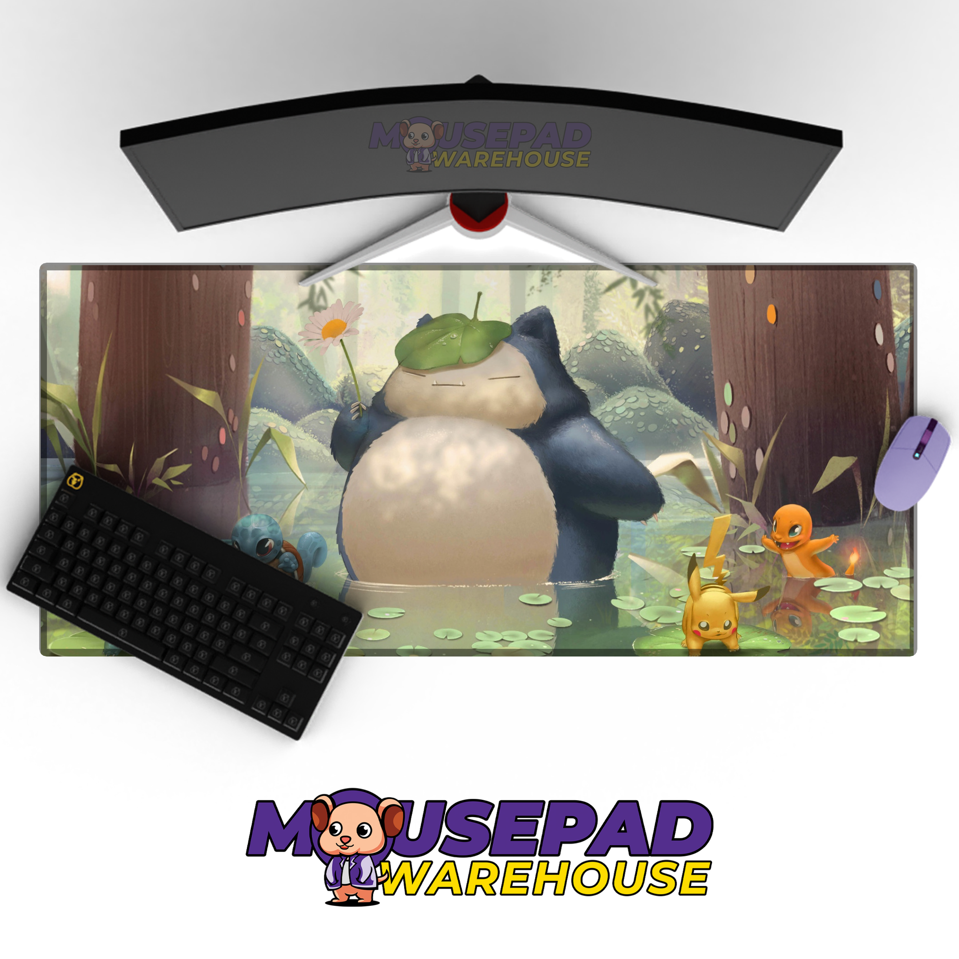 Snorlax River Party Mockup