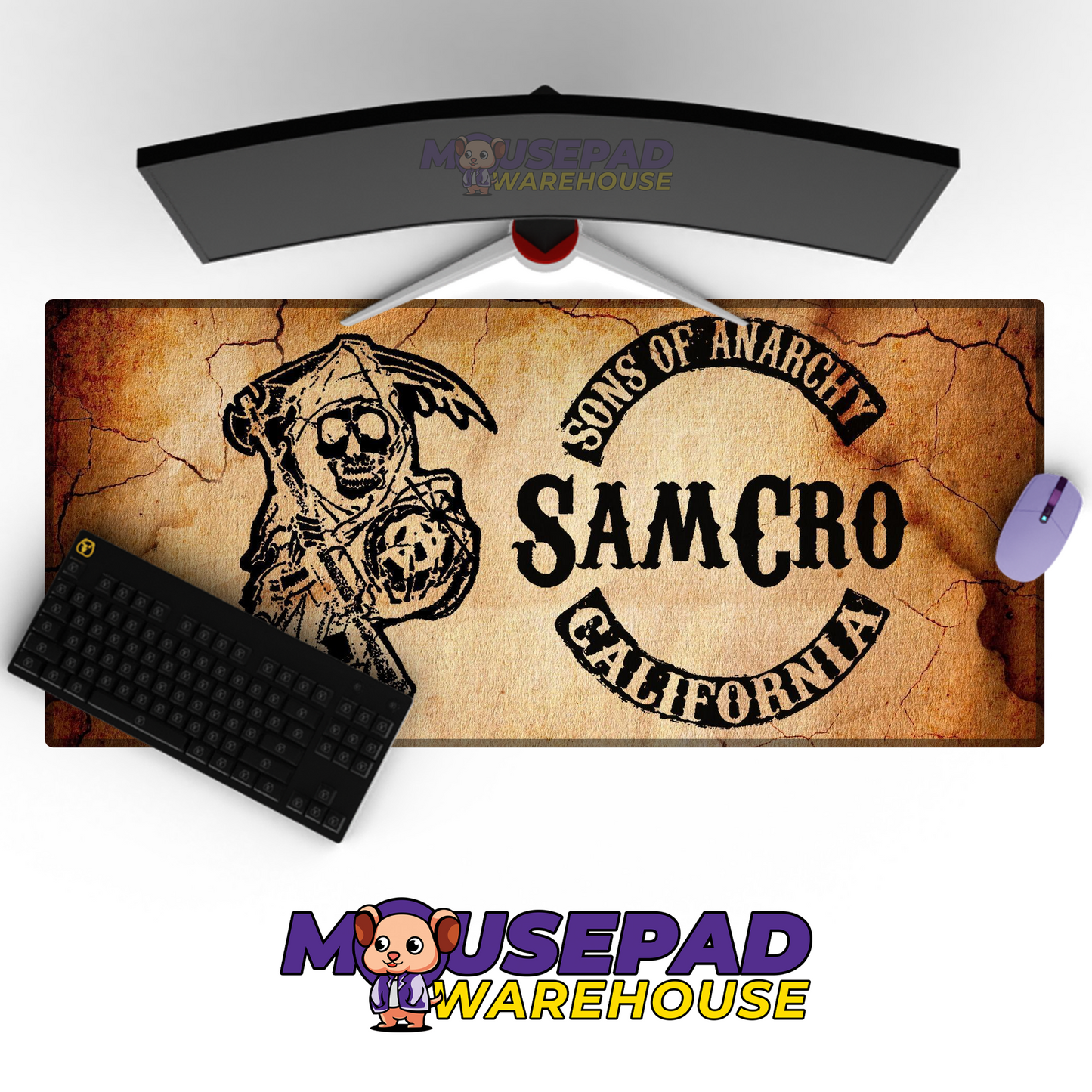 Sons of Anarchy V10 Mousepad Mockup
