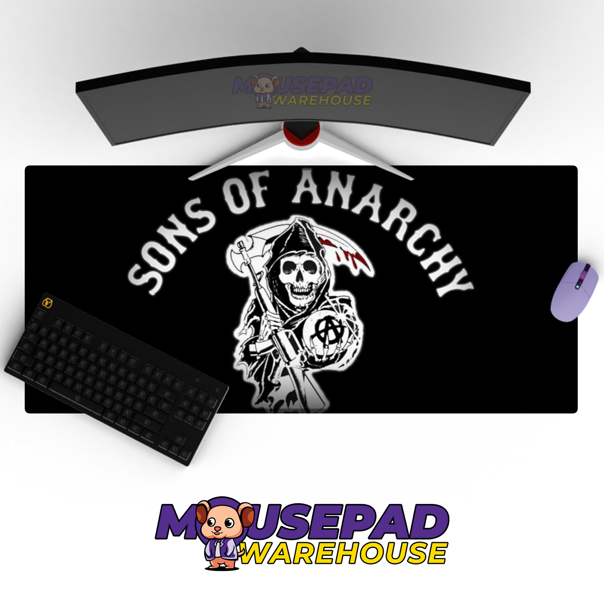 Sons of Anarchy V17 Mousepad Mockup
