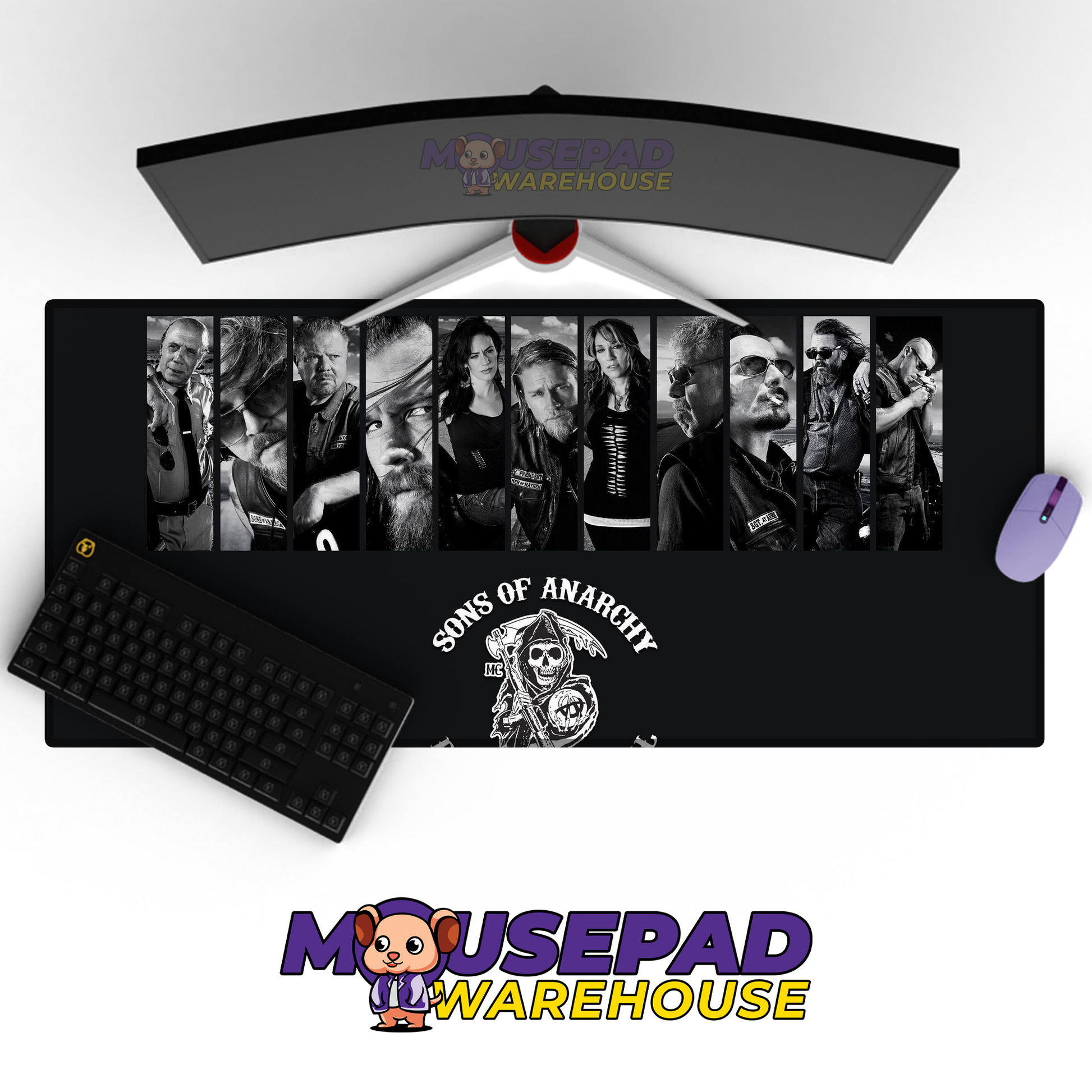 Sons of Anarchy V25 Mousepad Mockup