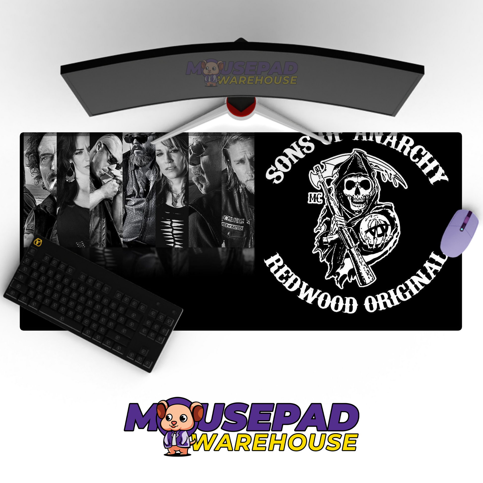 Sons of Anarchy V3 Mousepad Mockup